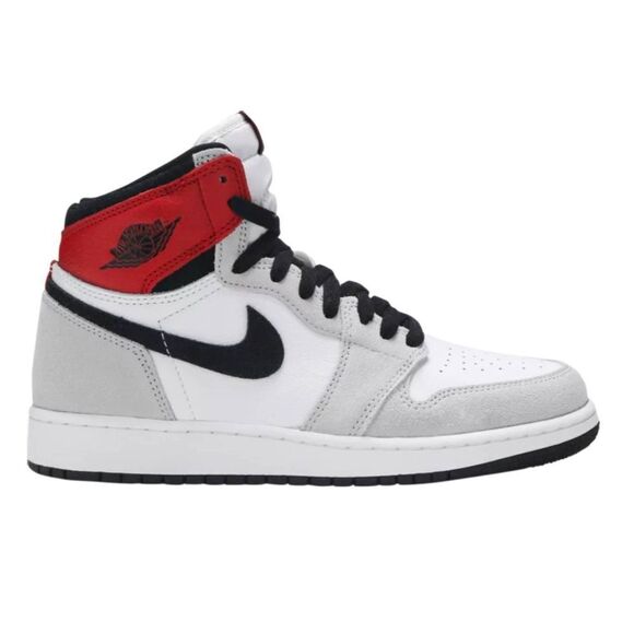 NIKE Air Jordan 1 Retro High 'Smokey Grey' Sneakers Size 6